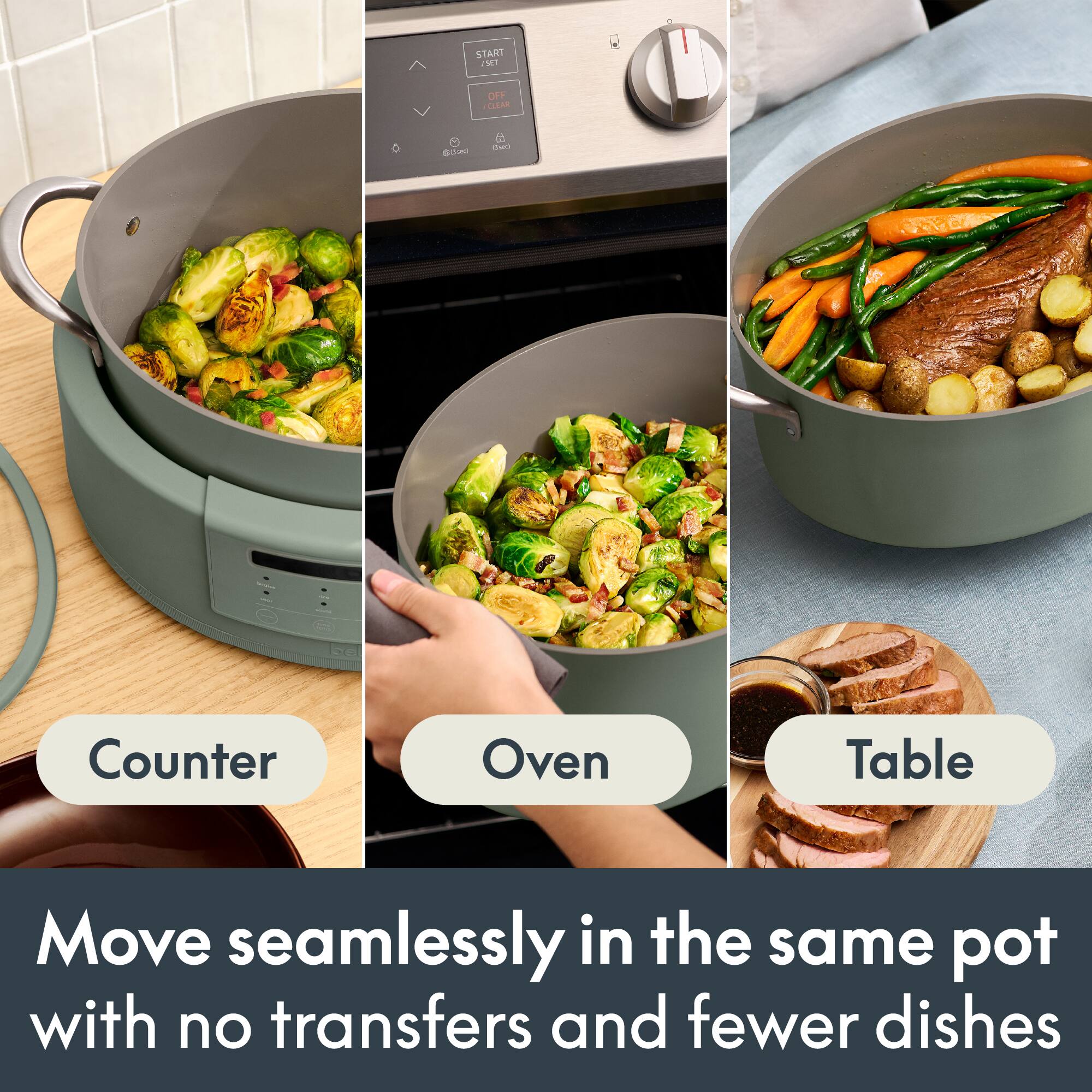 Bella MULTI 10 in 1 7 qt. Multicooker Aloe - Best Buy