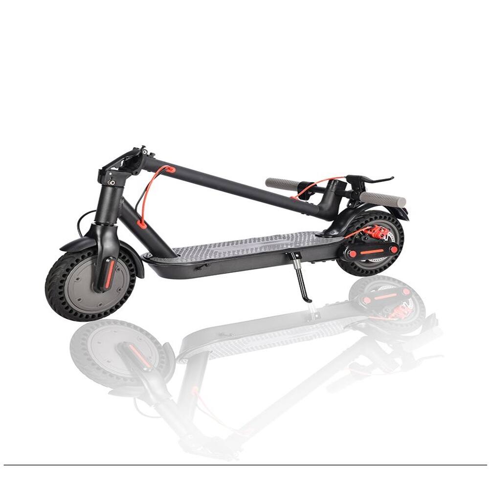 Alt View 1. Loheer - Loheer 350W Folding Electric Scooter with 8.5 Inch Tires for Adults Eco-Friendly Commuter E-Scooter - Black.