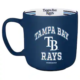 Logo Brands - Tampa Bay Rays 15oz. Stripe Mug - Multicolor