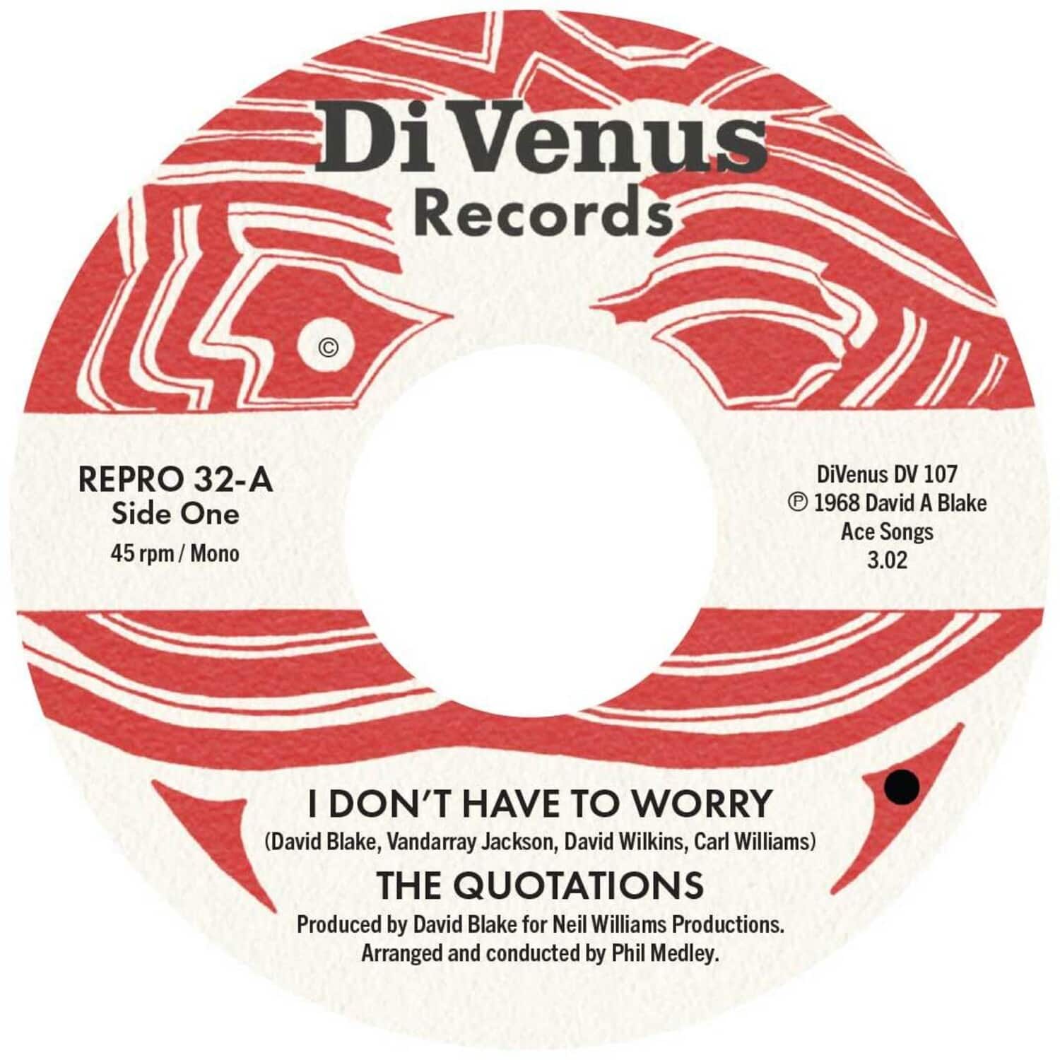 Quotations - Don't Have To Worry / I Wanna Thank You   - 7-INCH SINGLE [7 inch Vinyl Disc] price history on PriceWatchPro