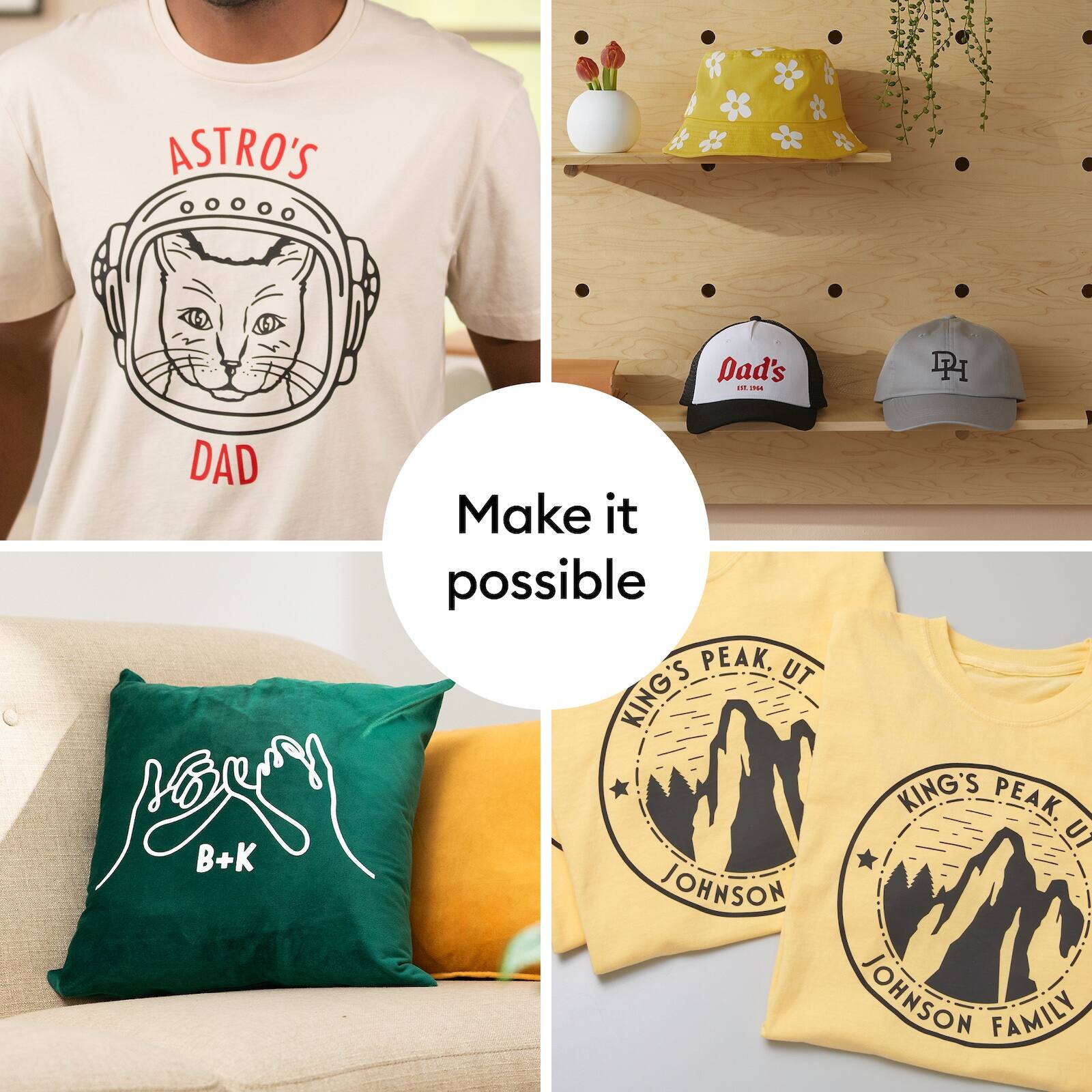 ASTRO'S DAD

Make it possible

Dad's EST. 1964

B+K

KING'S PEAK, UT JOHNSON

KING'S PEAK, UT JOHNSON FAMILY