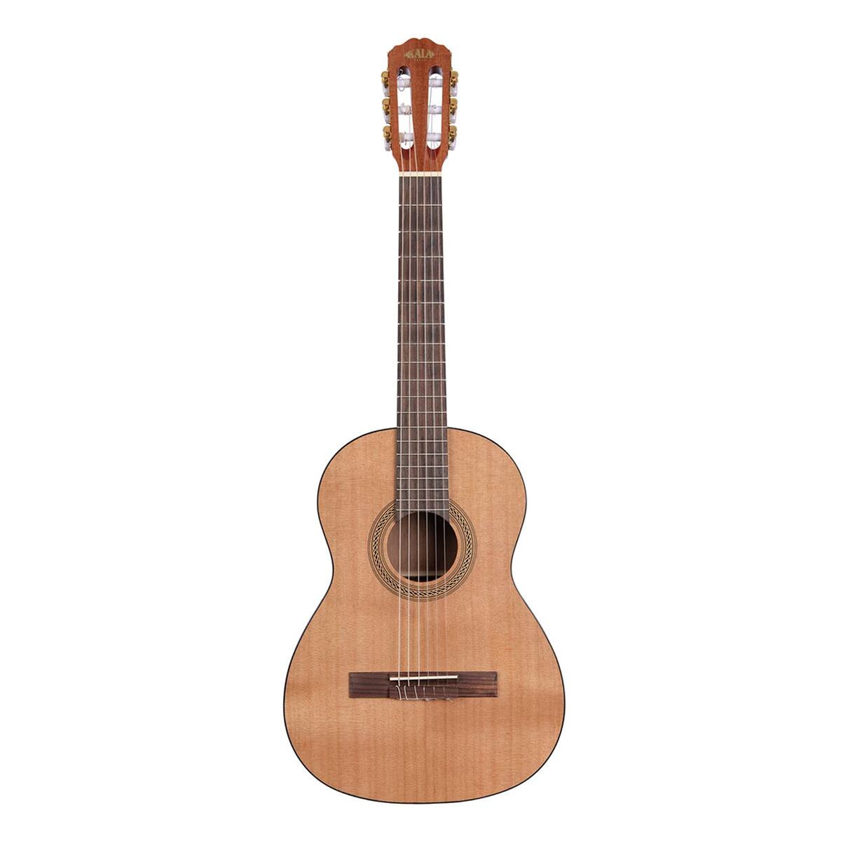 Alt View 3. Kala - Kala Cedar Top Mahogany Nylon String Classical Guitar.