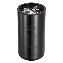 Unique Bargains - CD60 Motor Run Capacitor, 189-227uF MFD AC125V, 50-60Hz, for Electric Motor, 36x70mm - Black