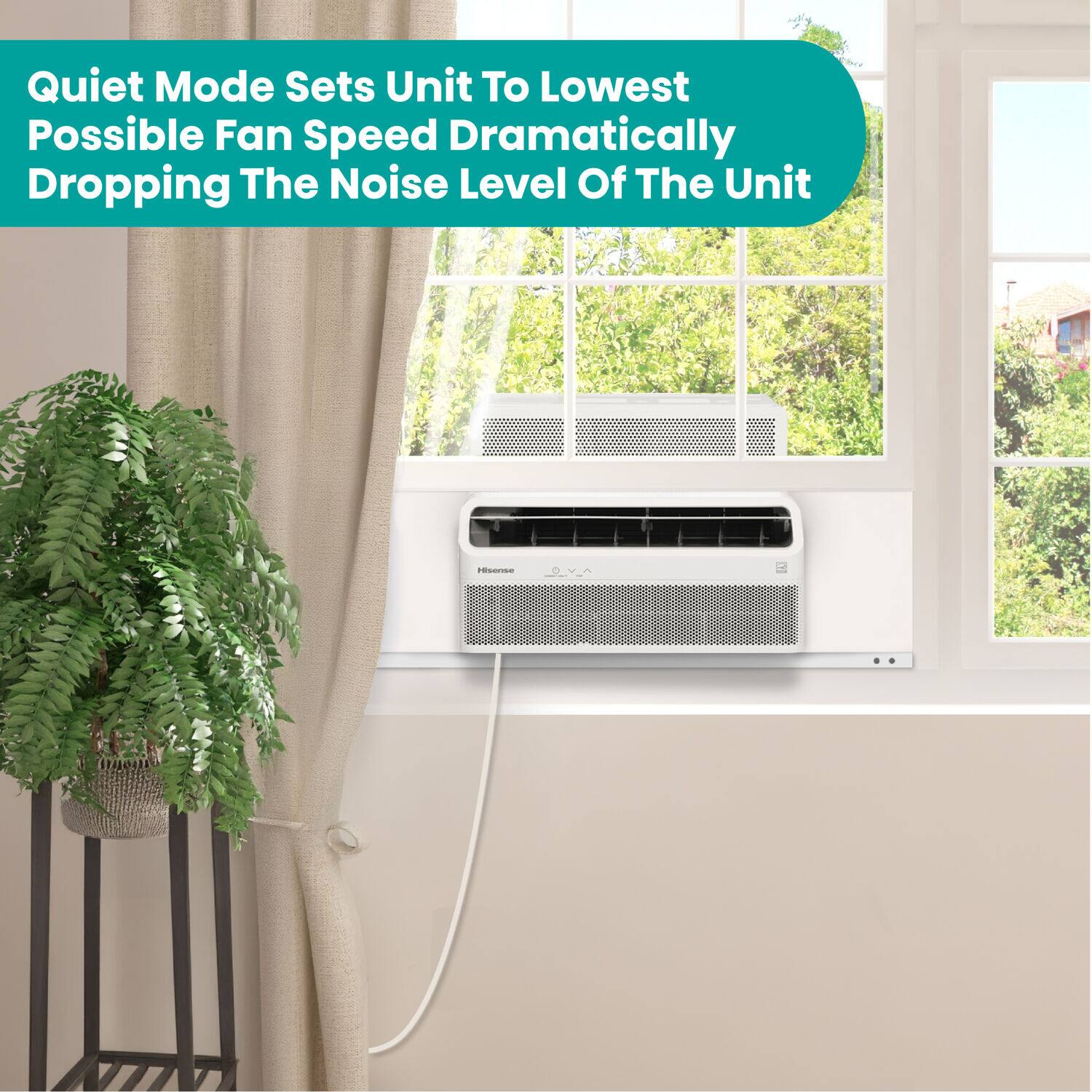 Quiet Mode Sets Unit To Lowest Possible Fan Speed Dramatically Dropping The Noise Level Of The Unit.