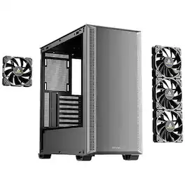 Antec - P7 S, 4 PWM Fans Included, Dual Side Mesh Intake, 360 mm Top Radiator Support, Type-C 3.2 Gen 2, Mid-Tower ATX PC Case - Black
