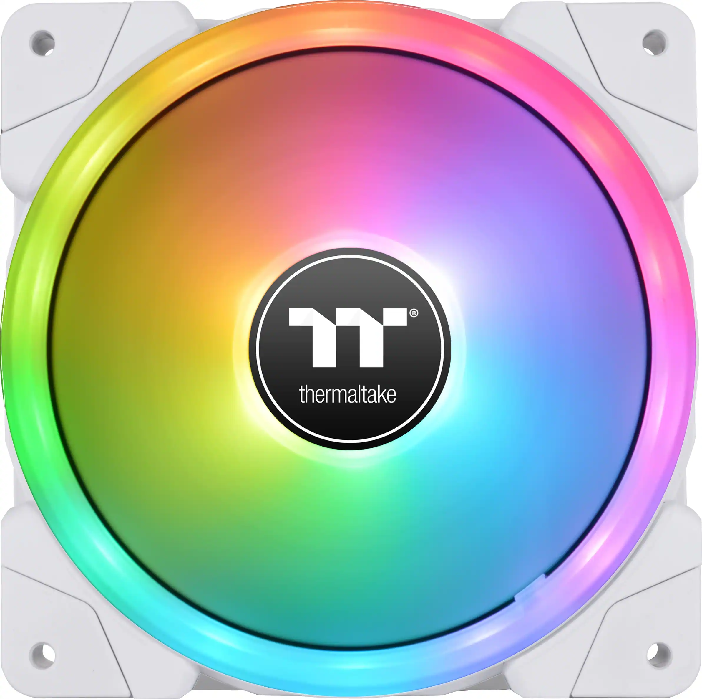 Alt View 1. Thermaltake - SWAFAN EX14 RGB PC Cooling Fan TT Premium Edition (3-Pack) - White.