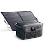 Anker - SOLIX C2000X Gen2 Portable Power Station w/200W Solar Panel,2048 Wh/2400W Solar Generator for Camping,Outage&Home Backup (2048 Wh Capacity) - Dark Gray