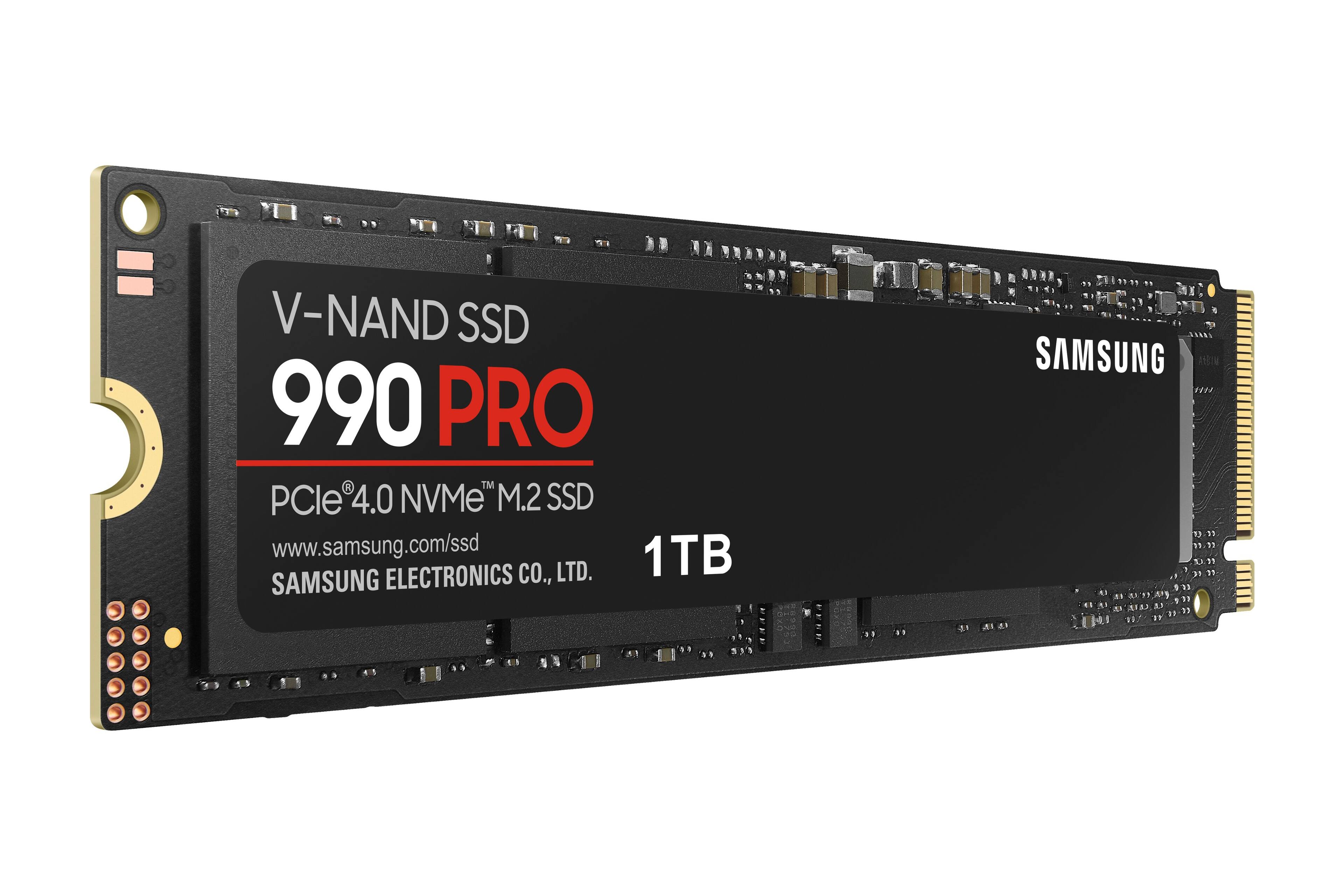 V-NAND SSD 990 PRO™ PCIe 4.0 NVMe™ M.2 SSD  
www.samsung.com/ssd  
1TB  
SAMSUNG ELECTRONICS CO., LTD.