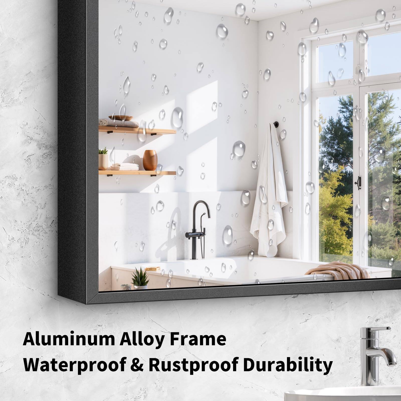 Aluminum Alloy Frame  
Waterproof & Rustproof Durability