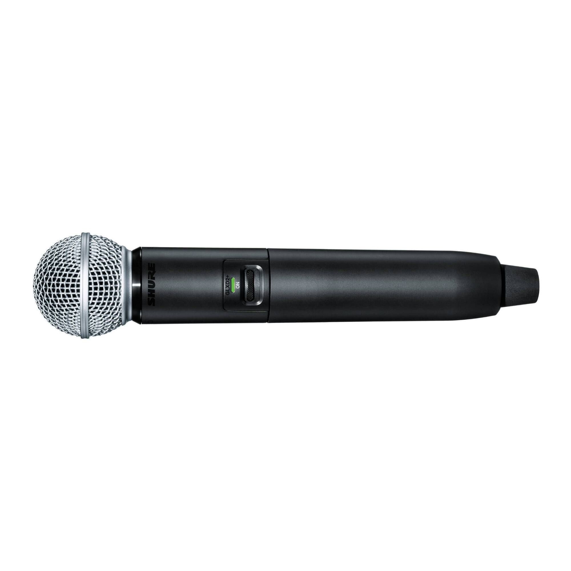 Angle. Shure - Shure GLXD24+/SM58 Z3 Frequency Band Digital Wireless Handheld System (Black).