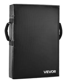 VEVOR - Football Blocking Dummy, 24x16 in Blocking Pads, Kick Shield Pad with Handles, High-Density Sponge Tackle Dummies - Black