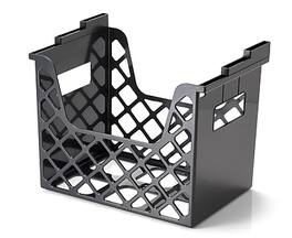 Officemate - Recycled Plastic Desktop File Organizer - Black