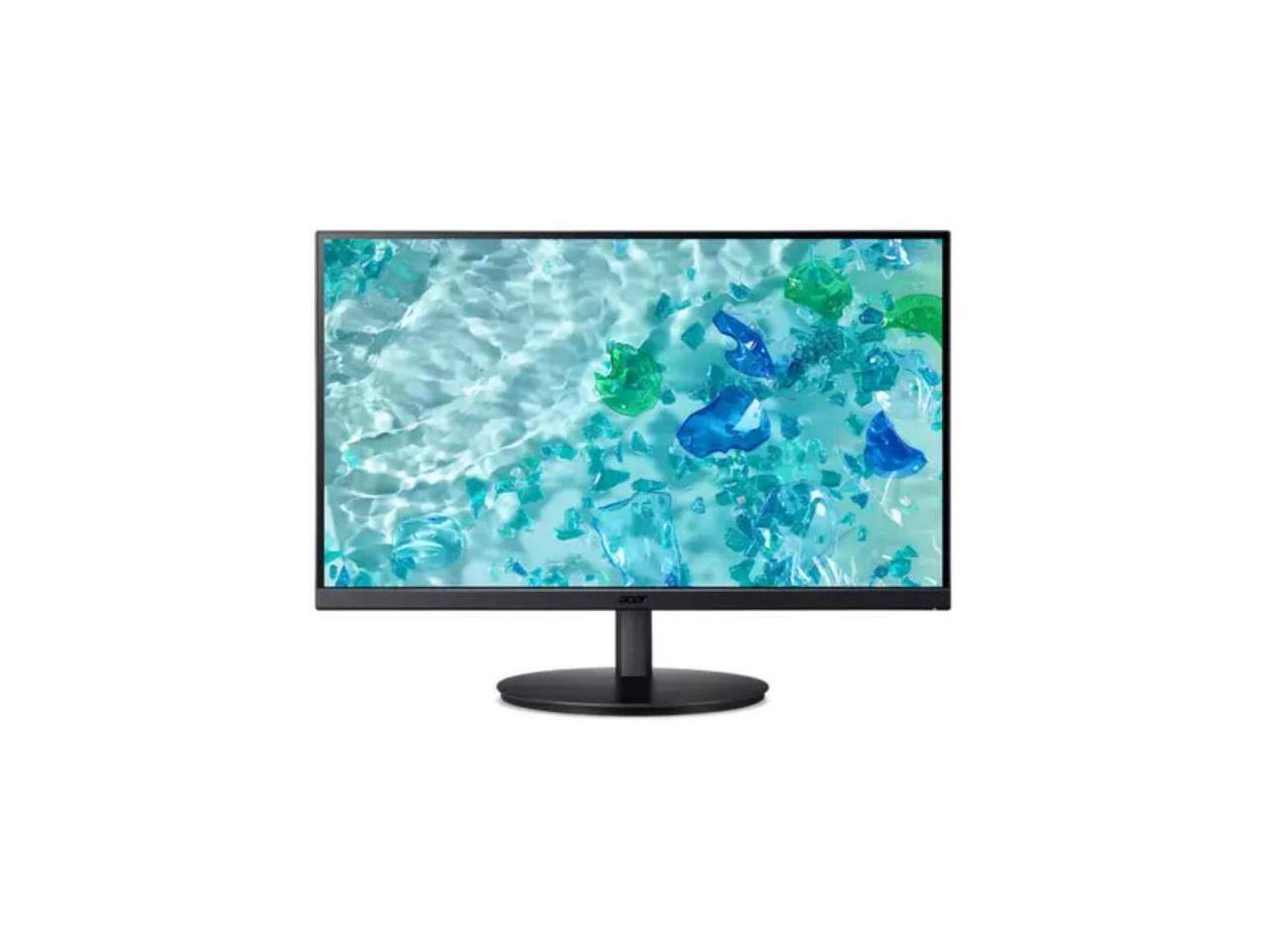 Front. Acer - Acer Vero CB272K 27" 4K UHD Monitor - IPS - 16:9 - 2x 2.0W speakers - 2x HDMI - DisplayPort 1.2 - Black UM.HB2AA.011 - Black.