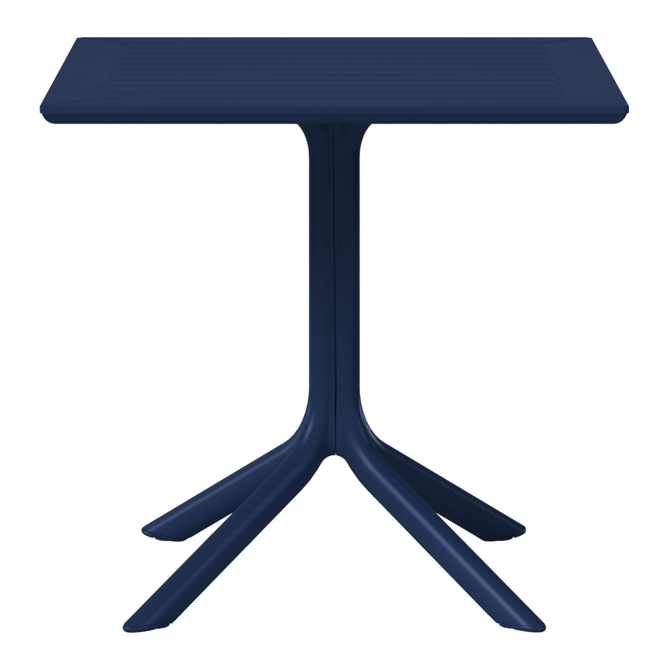 "WestinTrends - Playa 31.5"" Square Outdoor Plastic Resin Patio Dining Table for 4 - Navy Blue" price history on PriceWatchPro