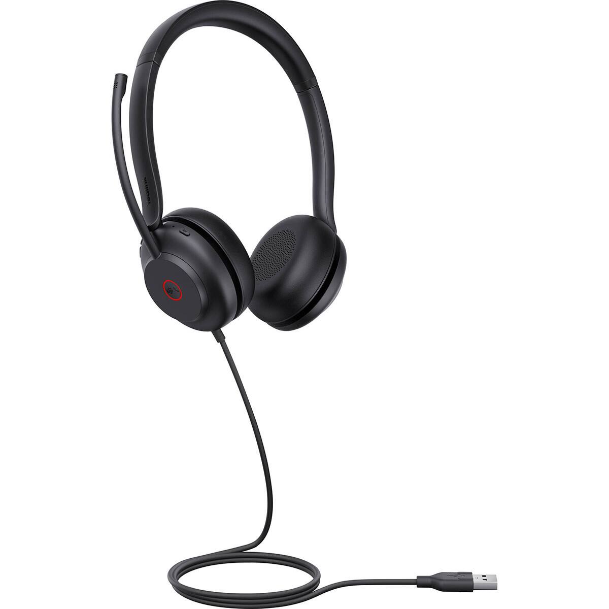 Alt View 1. Yealink - Yealink Yealink USB Wired Headset - Black.