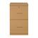 Front. OSP Home Furnishings - Alpine 2-Drawer Vertical File with Lockdowel Fastening System - Natural.