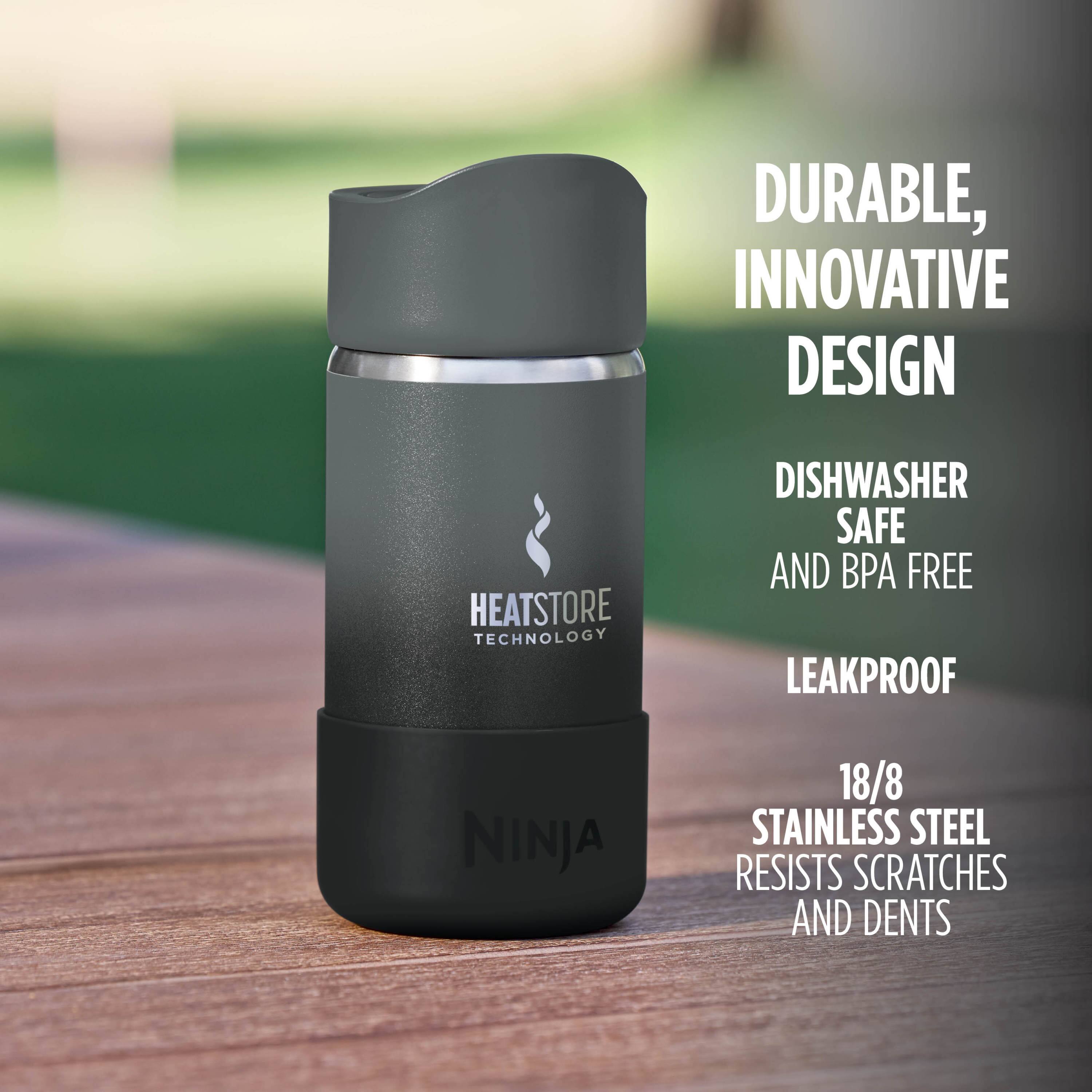 DURABLE, INNOVATIVE DESIGN  
HEATSTORE TECHNOLOGY  
DISHWASHER SAFE AND BPA FREE  
LEAKPROOF  
18/8 STAINLESS STEEL RESISTS SCRATCHES AND DENTS