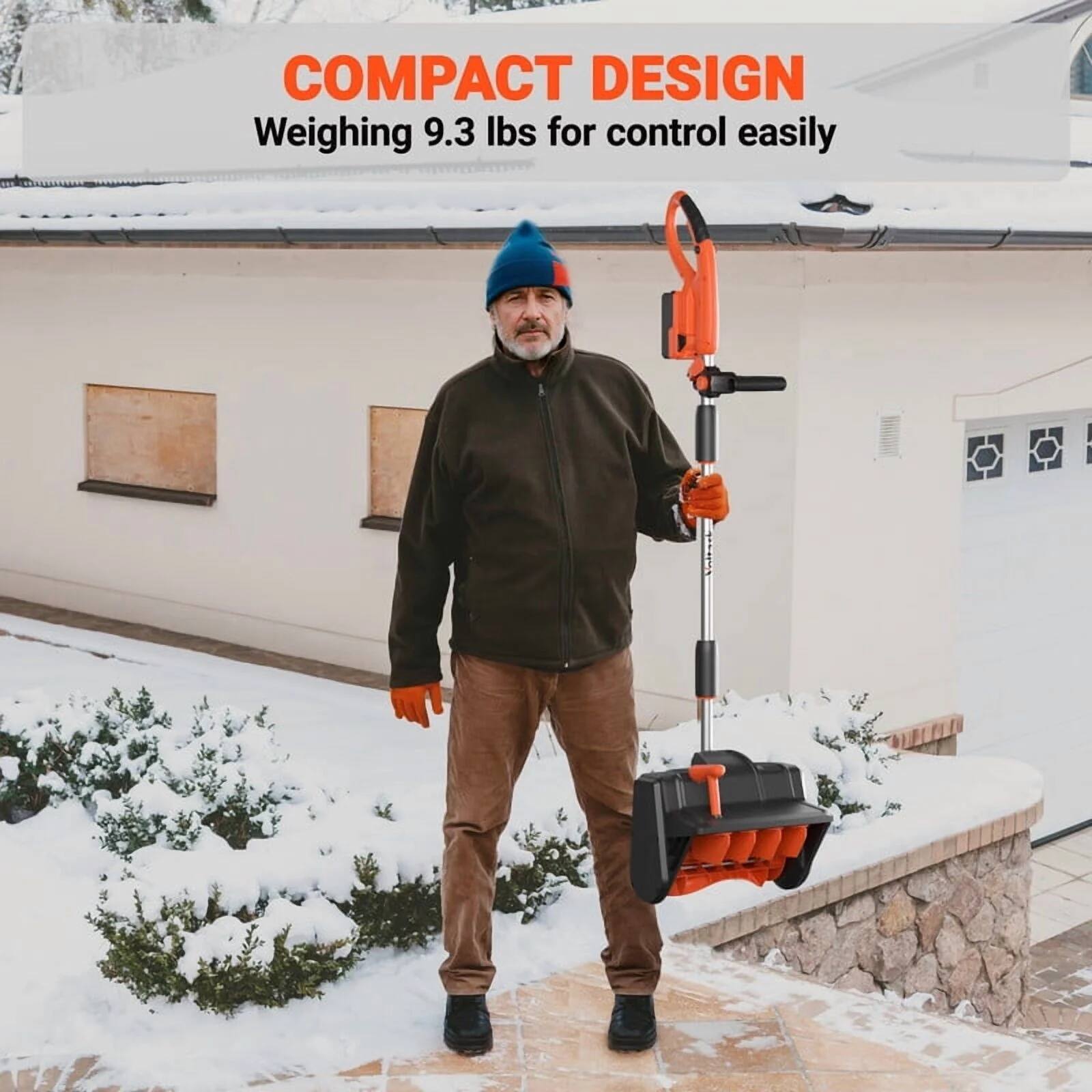 COMPACT DESIGN  
Weighing 9.3 lbs for control easily