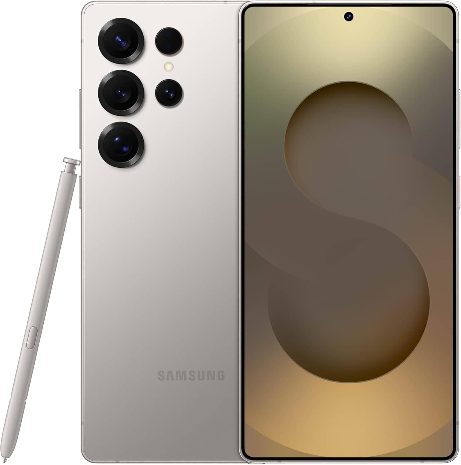 Front. Samsung - Galaxy S25 Ultra S938U (Fully Unlocked) 256GB - Titanium Gray.