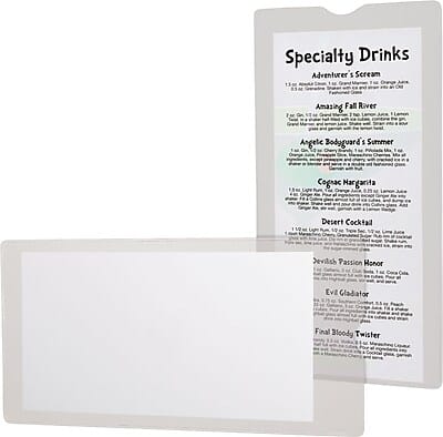Oxford - Reinforced Plastic File Pocket, 50/Box (OXF65049) - Clear price history on PriceWatchPro