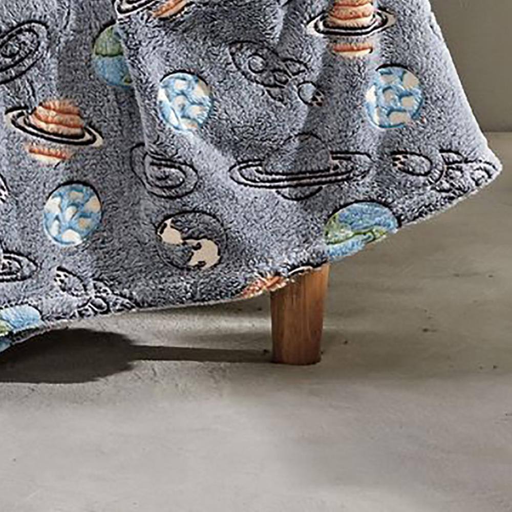 Alt View 1. Noble House - Outer Space Micro Plush All Season Throw Blanket 50" X 60" Multicolor by Plazatex - Multicolor.