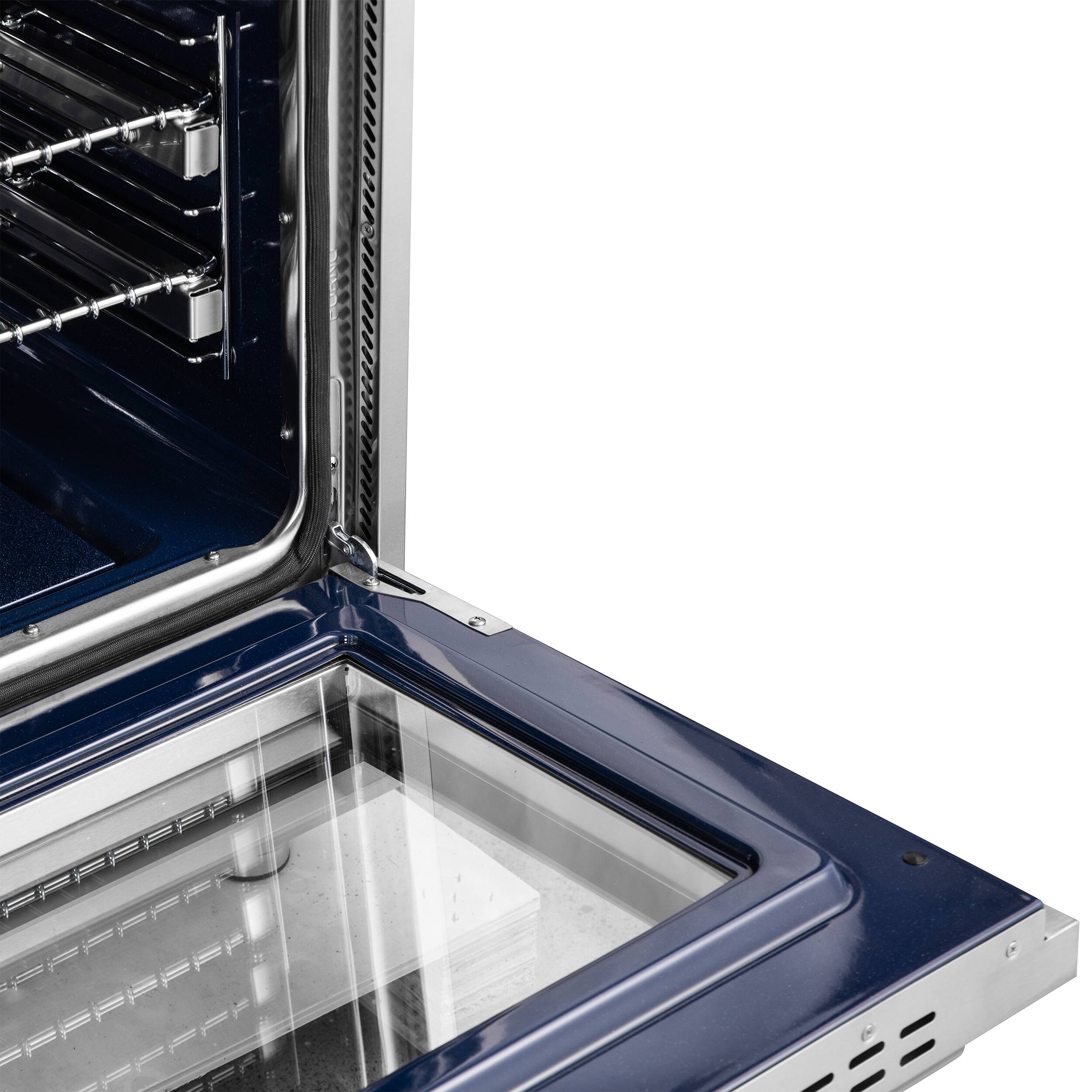 Alt View 12. Forno Appliances - Maximus 4.32 Cu. Ft. Freestanding Electric Induction Range with Air Fryer - Stainless Steel.