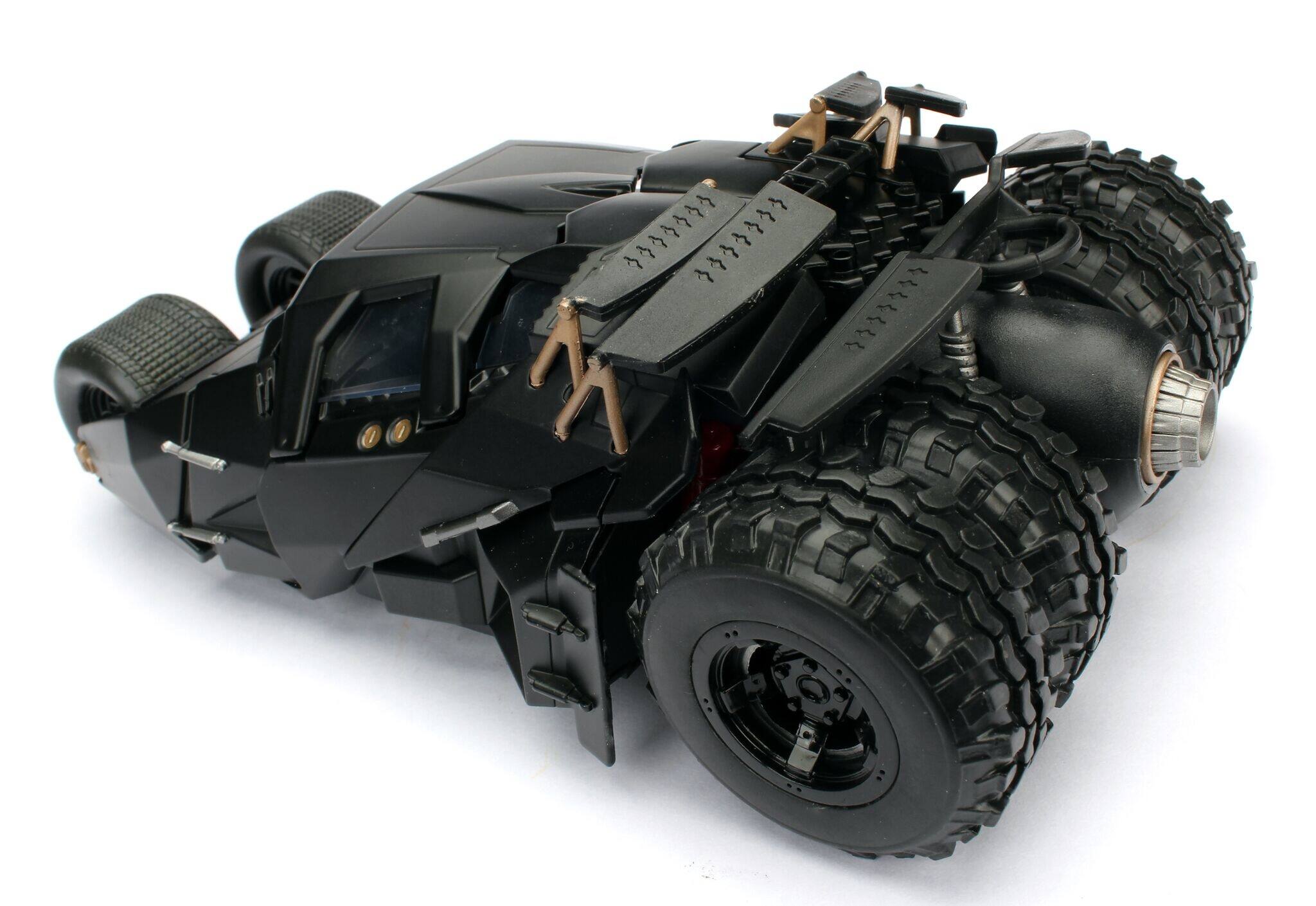 Alt View 3. Jada - 2008 "The Dark Knight" Tumbler Batmobile with Batman Diecast Figurine 1/24 Diecast Model Car  by Jada.