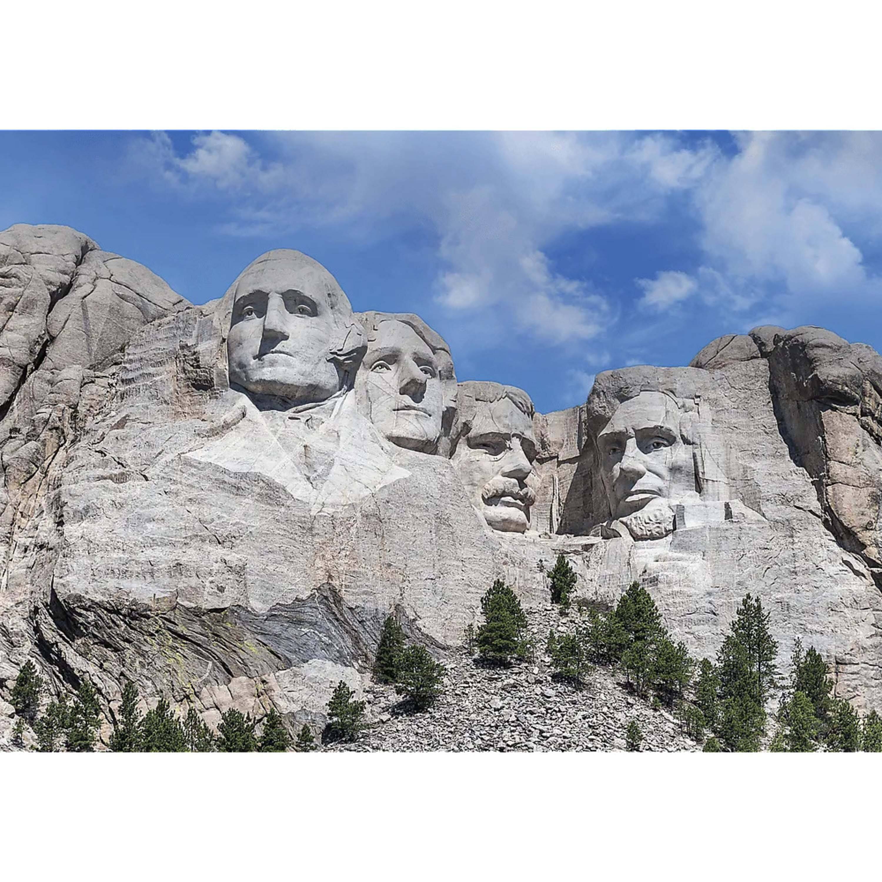 Alt View 2. Trefl - Trefl Red National Parks Mount Rushmore 1000 Piece Puzzle - Multicolor.