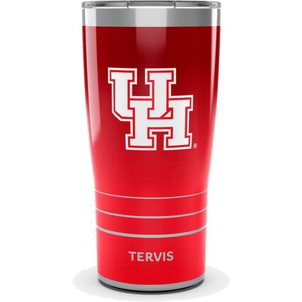 Front. Tervis - Houston Cougars 20oz. Ombre Stainless Steel Tumbler - Multicolor.