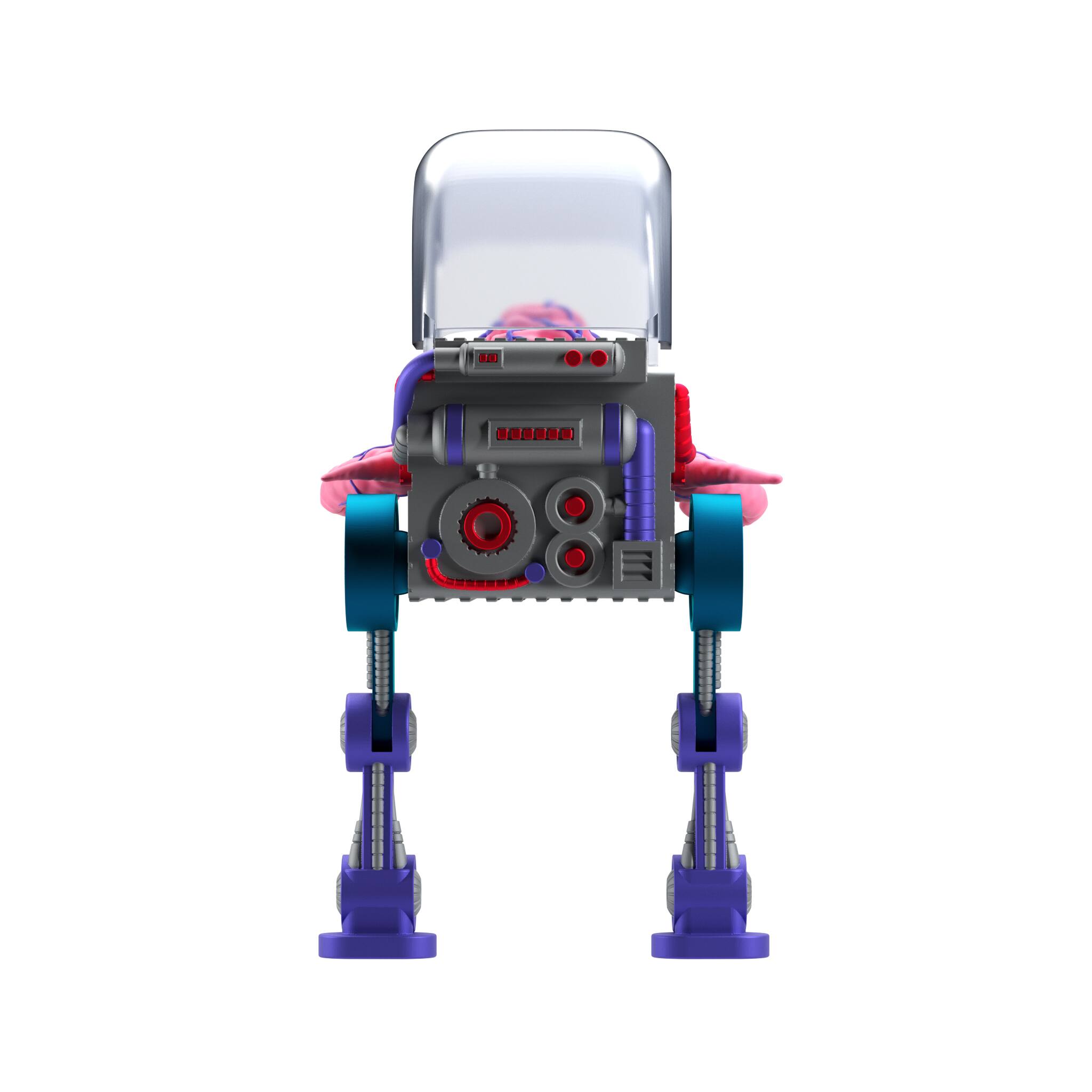 Alt View 11. Super7 - ULTIMATES! 7 in Plastic Teenage Mutant Ninja Turtles Action Figure - Krang - Multicolor.