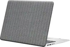 Front. SaharaCase - Woven Laptop Case for Apple MacBook Pro 14" M1, M2, M3 Chip Laptops - Charcoal.
