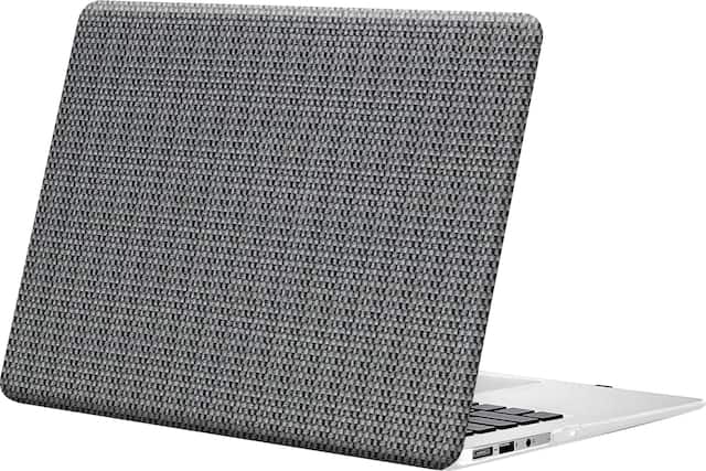 Front. SaharaCase - Woven Laptop Case for Apple MacBook Pro 14" M1, M2, M3 Chip Laptops - Charcoal.