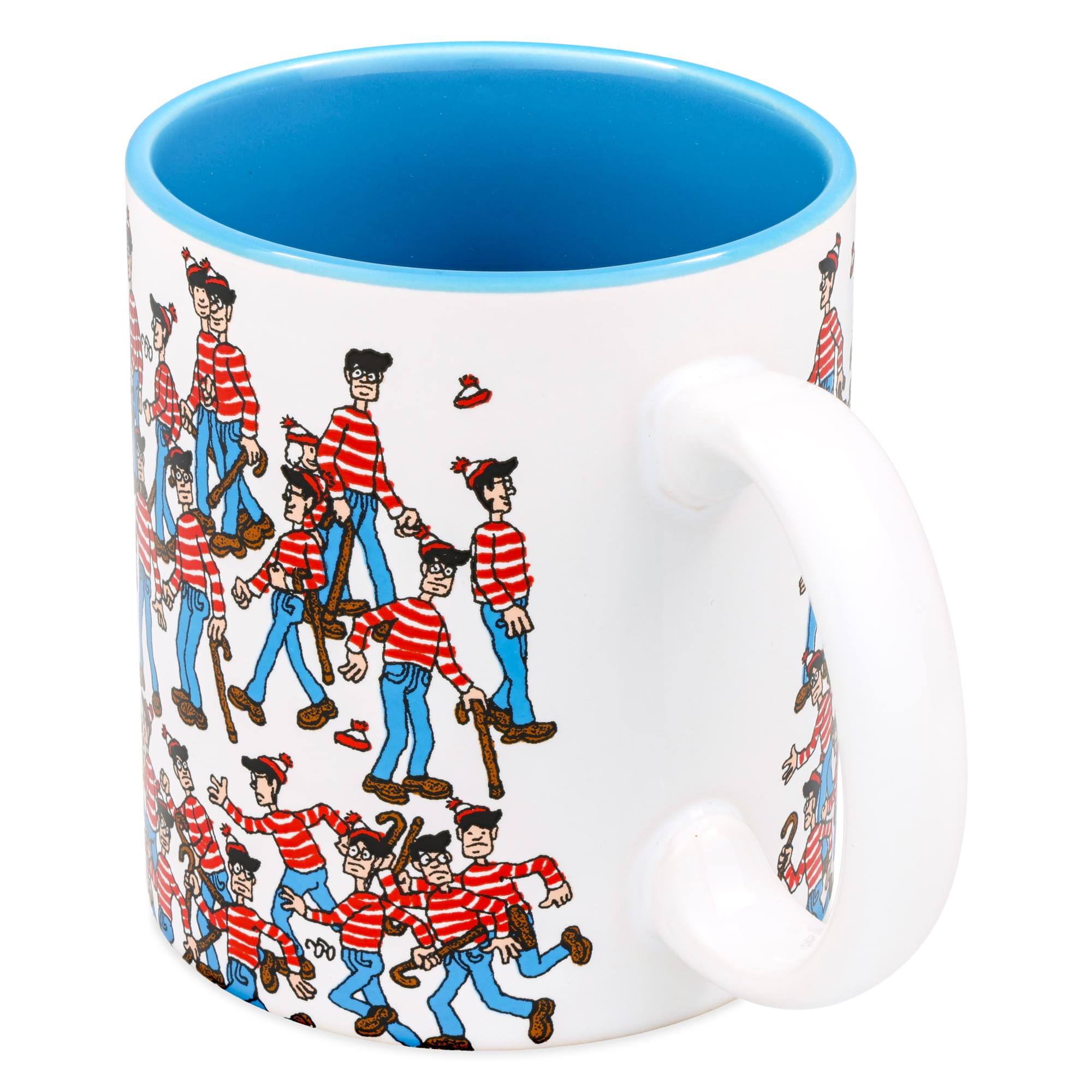 Alt View 2. Silver Buffalo - Wheres Waldo Land Of Waldos 20-Ounce Ceramic Mug - White.