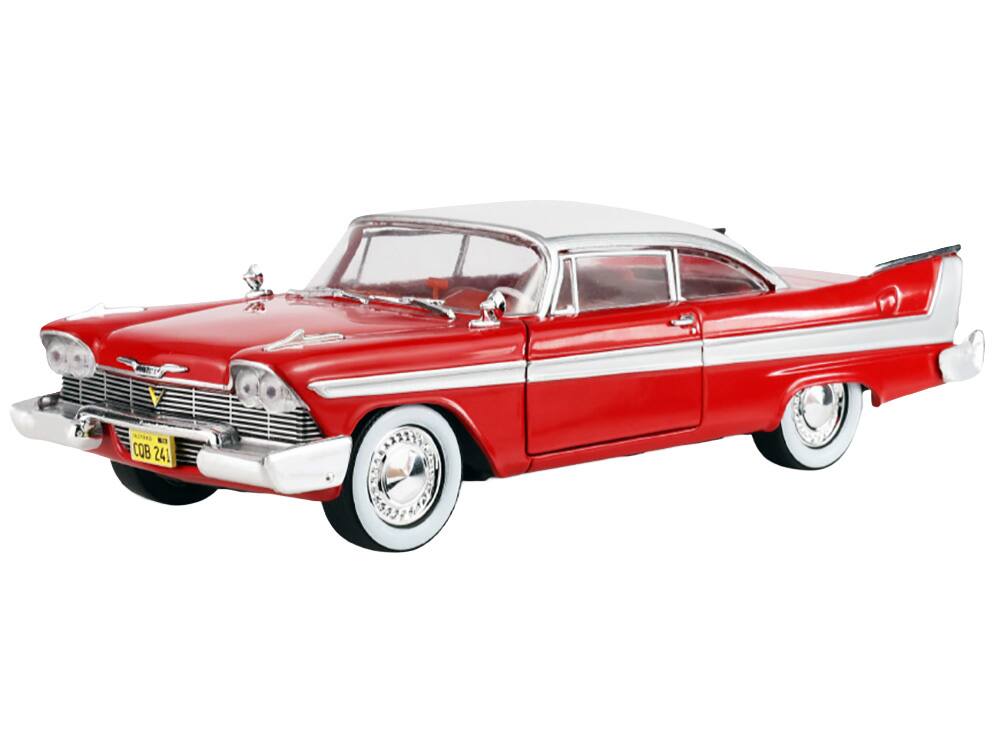 Alt View 1. Greenlight - 1958 Plymouth Fury Red with White Top and Red Interior "Hollywood Greatest Hits" Series 1/24 Model Car by Greenlight.