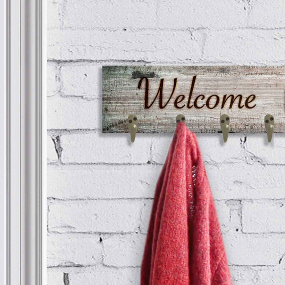 Alt View 1. Fan Creations - NC State Wolfpack 24" x 6" Mounted Coat Hanger - Multicolor.