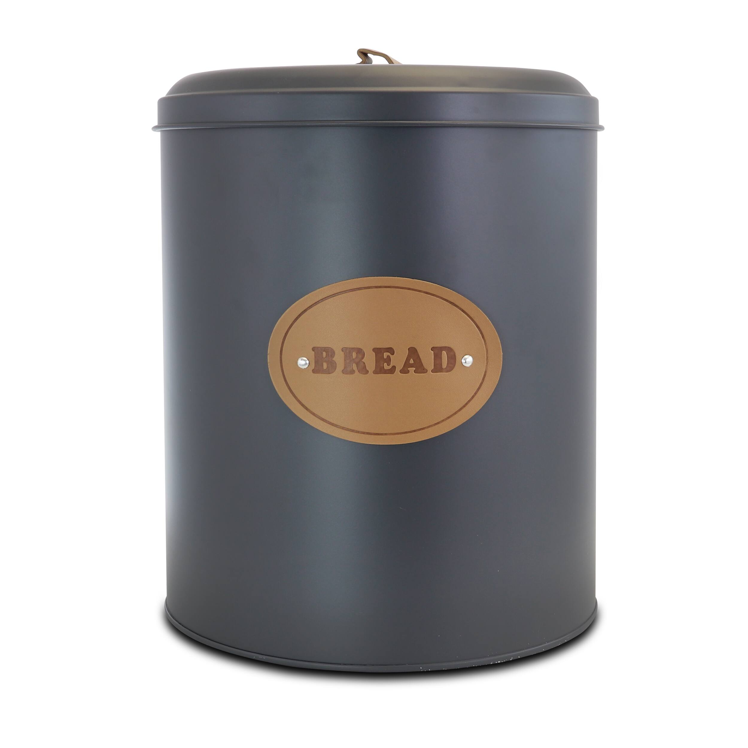 Alt View 3. MegaChef - MegaChef Kitchen Food Storage and Organization 5 Piece Canister Set in Grey - Gray and Brown.