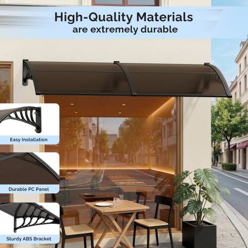 High-Quality Materials are extremely durable  
Easy Installation  
Durable PC Panel  
Sturdy ABS Bracket