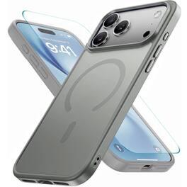 Kitcheniva - Frosted Shockproof Phone Cover For iPhone 17 Pro Max - Gray
