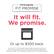 FRIGIDAIRE FIT PROMISE
It will fit. We promise.
Or up to $300 back.
Your new 27" or 30" Frigidaire® brand single or double wall oven will fit your existing cabinet cutout of the same width and configuration. Restrictions apply. Visit Frigidaire.com/fitpromise for full program details.