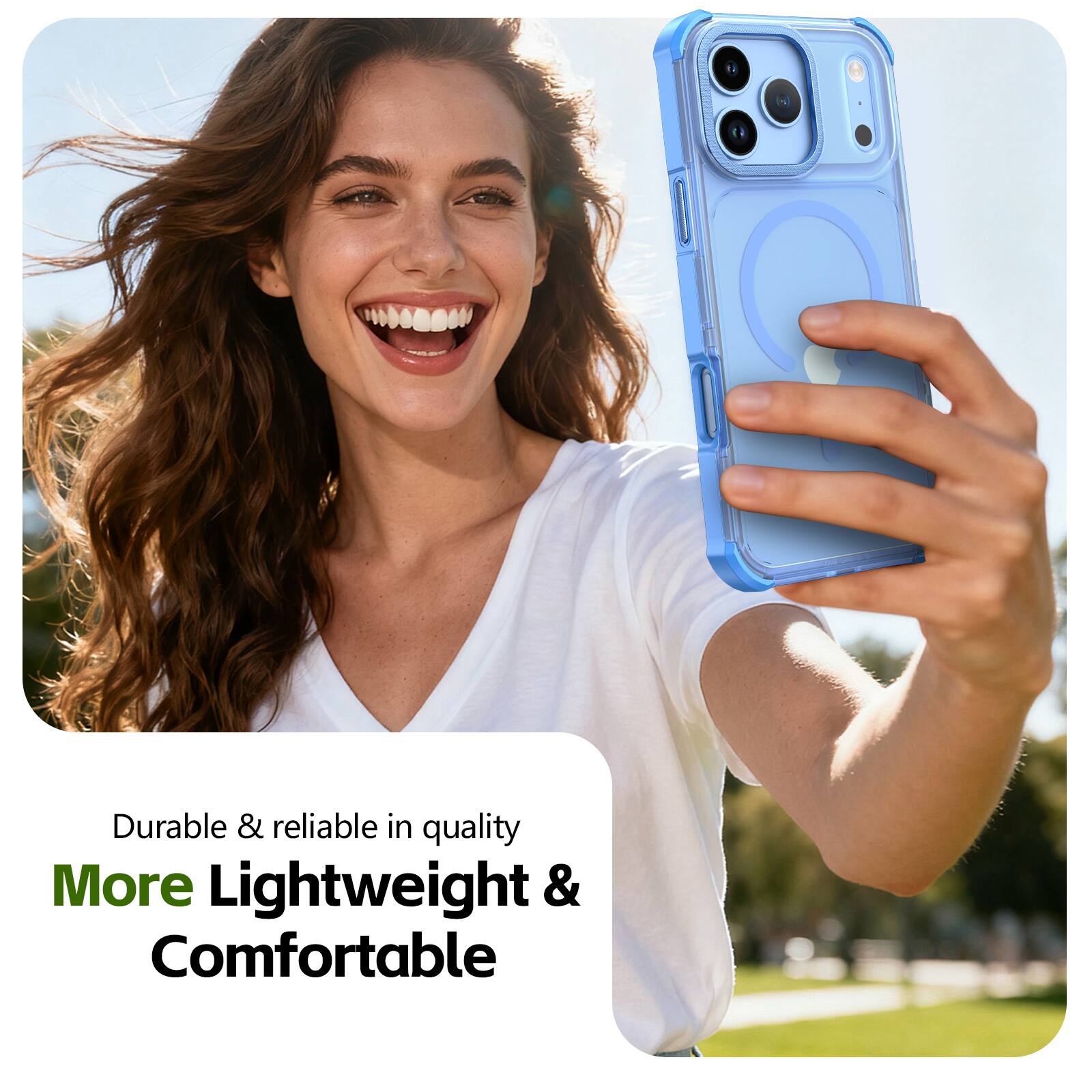 Durable & reliable in quality  
More Lightweight & Comfortable