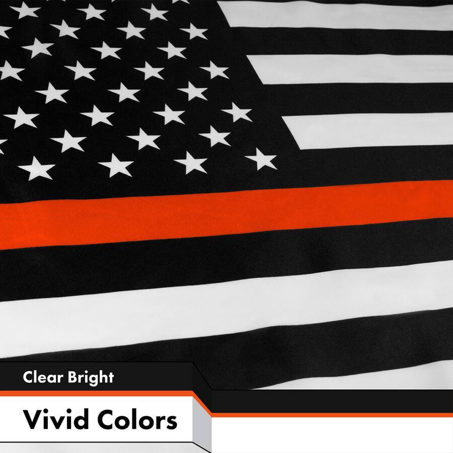 Color Line Flagg G128 Thin Line American Flag 150D Polyester 3x5 ft Search and Rescue ...