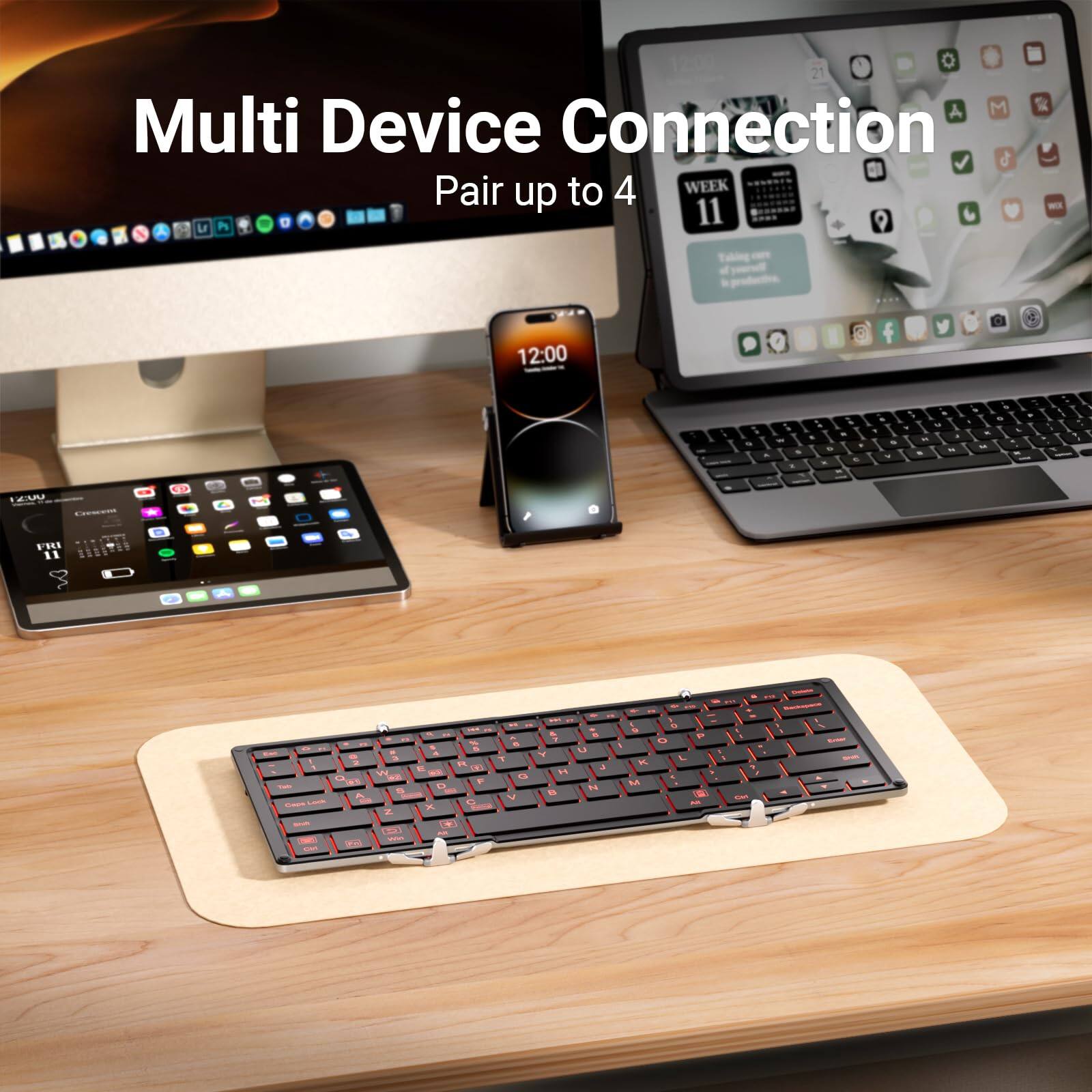 Multi Device Connection  
Pair up to 4