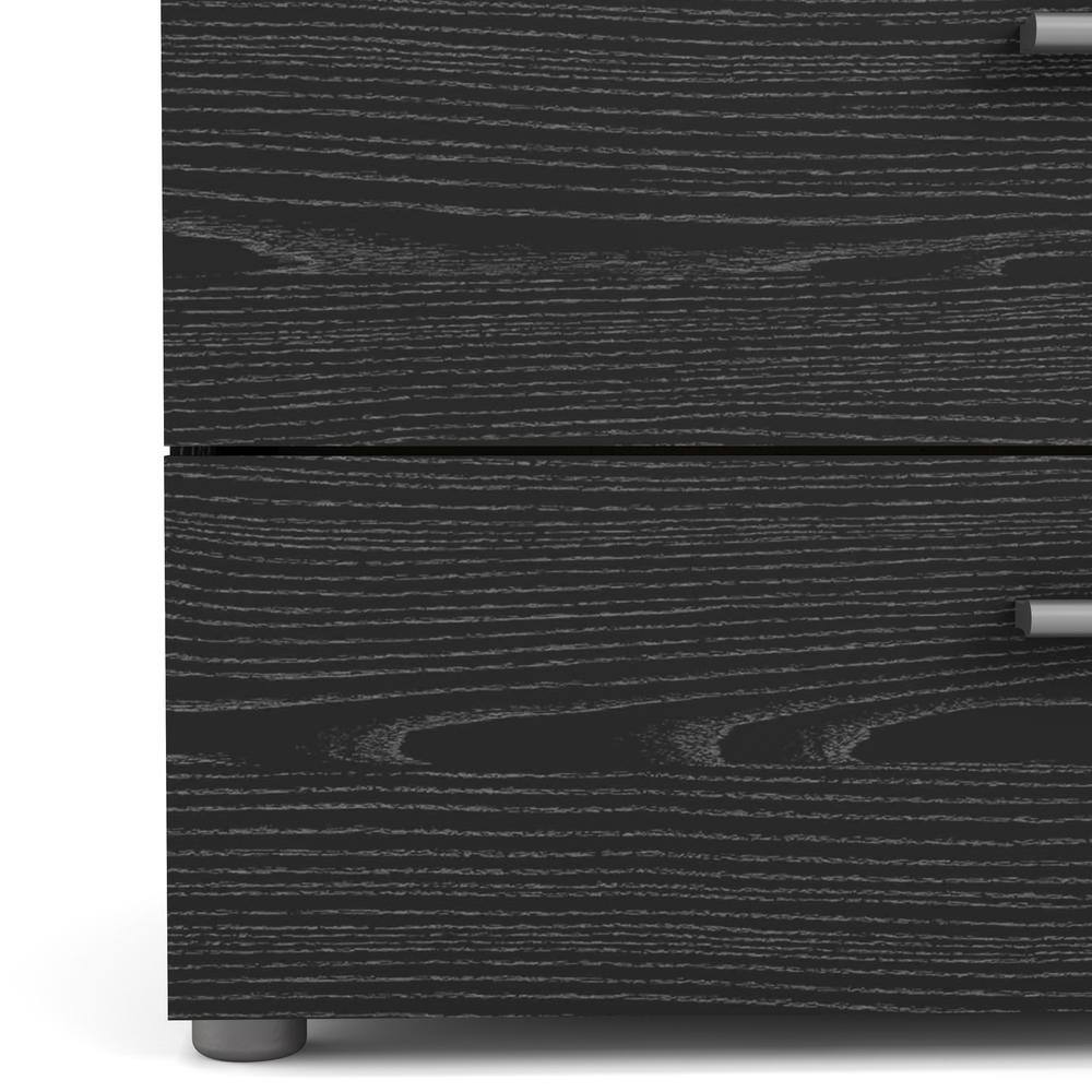 Alt View 2. Tvilum - Austin 4 Drawer Chest Woodgrain - Black.
