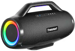 Tronsmart - Bang Max Portable Bluetooth Speaker, 3-Way 130W Sound, IPX6 Waterproof, 24H Playtime for Outdoor, Party, Camping, Beach - Black