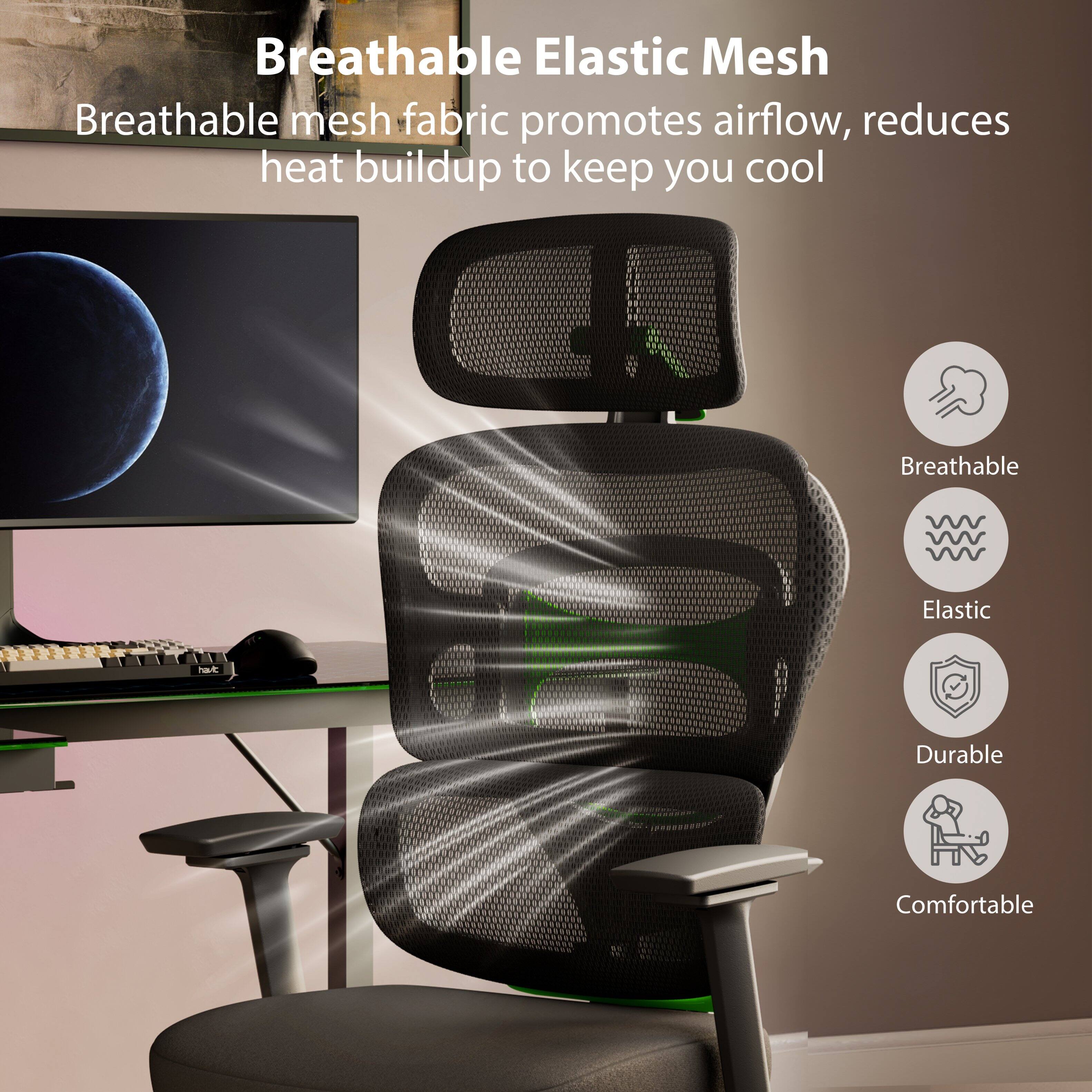 Breathable Elastic Mesh
Breathable mesh fabric promotes airflow, reduces heat buildup to keep you cool
Breathable
Elastic
Durable
Comfortable