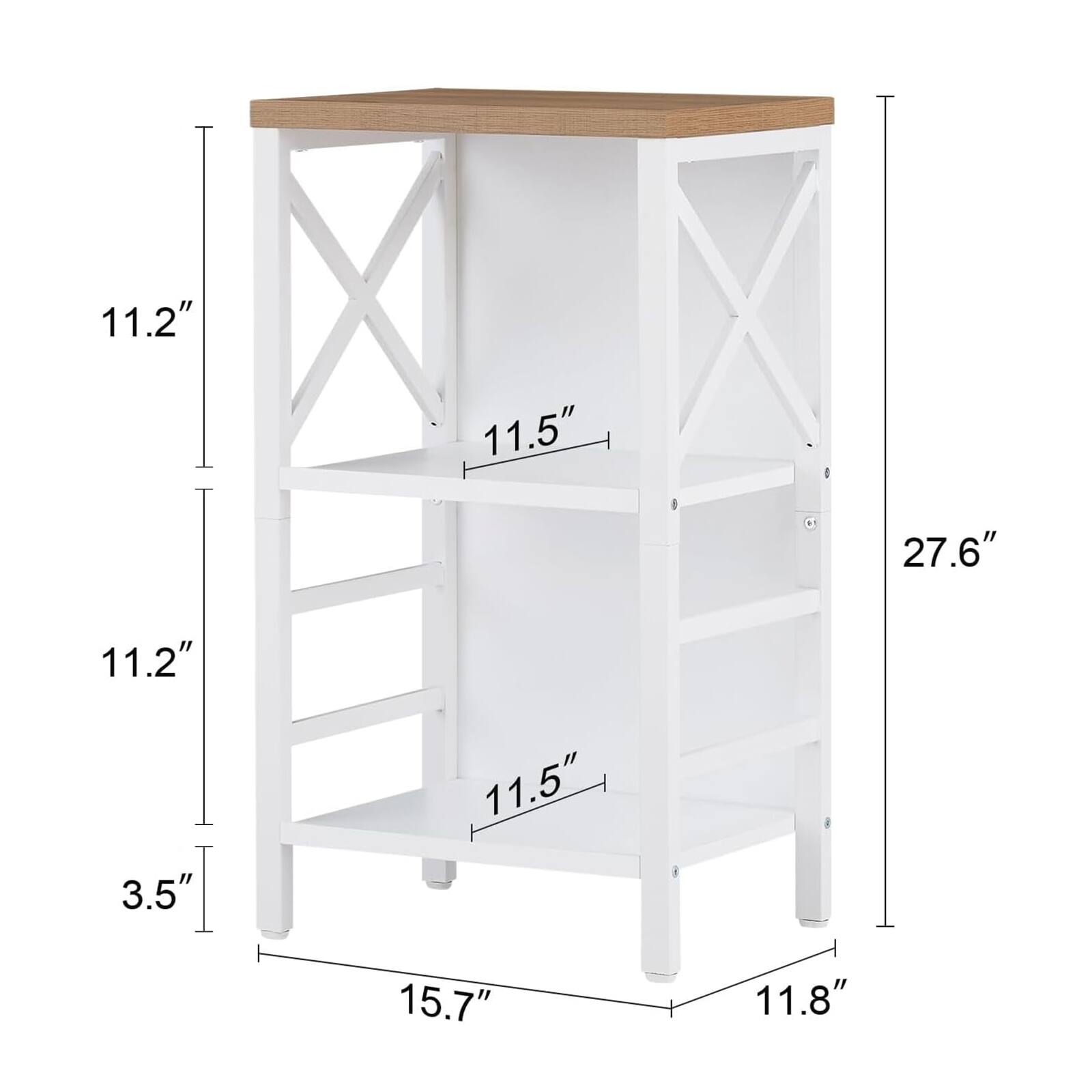 11.2"  
11.5"  
27.6"  
11.2"  
3.5"  
15.7"  
11.8"