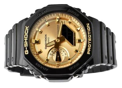 Casio G Shock Analog Digital Black And Gold Color Resin Strap Casio G Shock Analog Digital Black And Gold Color Resin Strap