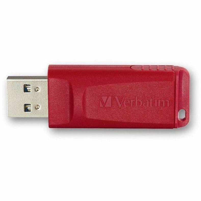 Alt View 5. Verbatim - 64GB Store 'n' Go&reg; USB Flash Drive - Red - 64GB - Red - Red.