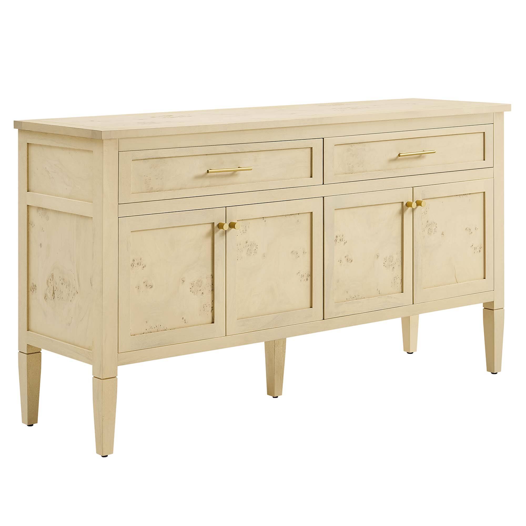 Angle. Modway - Elysian 62" Wood Sideboard by Modway - Bleached Burl.