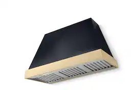AGA - 48 inches - Externally Vented - Wall Range Hood - Gloss Black